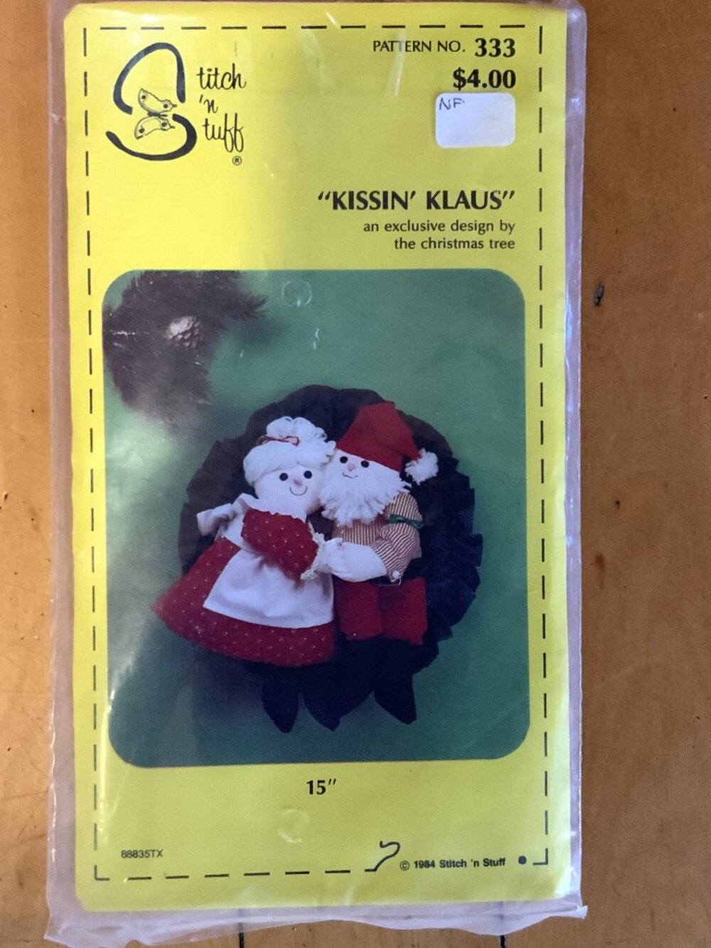 Vintage Stitch 'n Stuff Sewing And Craft Pattern